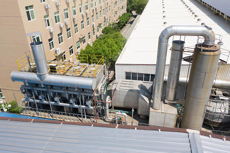 浙江某皮革廠尾氣處理設置